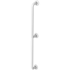 Straight bathroom handrail for disabled people, diameter: 32 100 cm, Faneco, white steel