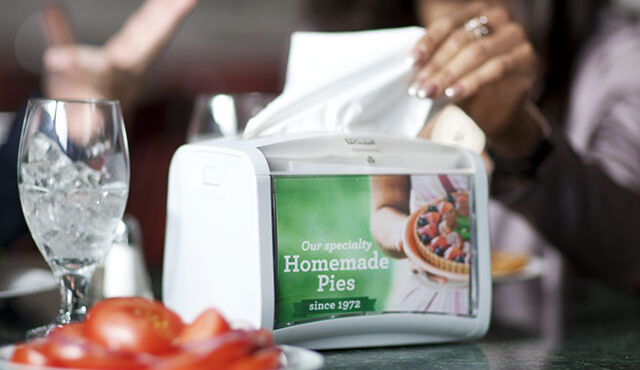 How to reduce the napkins use with Tork Xpressnap® dispensers?