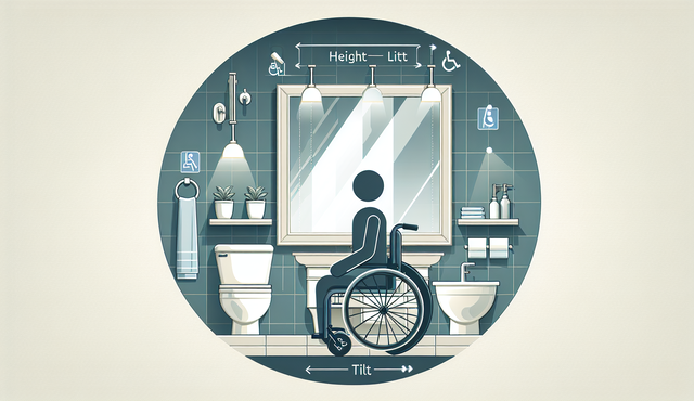 Jaká zrcadla jsou nejlepší pro osoby s postižením? Praktický průvodce pro zařizování koupelny.