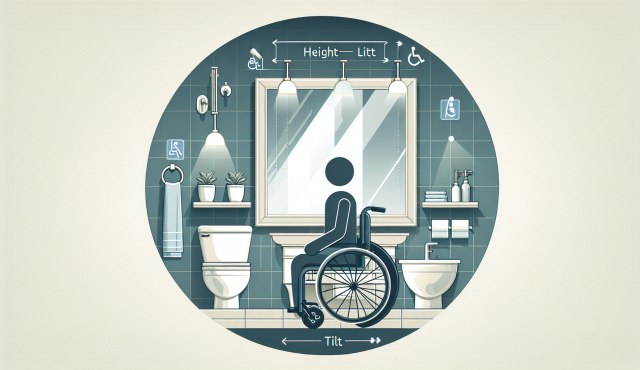 ¿Cuáles son los mejores espejos para personas con discapacidad? Una guía práctica para aquellos que están decorando un baño.