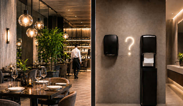 Toaleta w restauracji – suszarka do rąk czy ręczniki papierowe?
