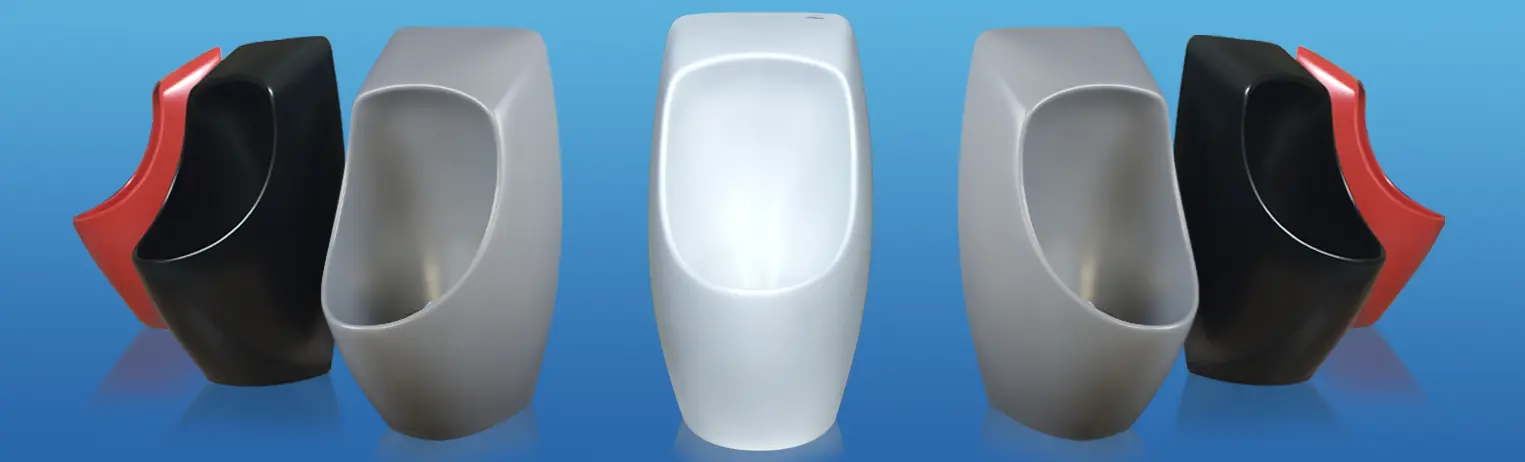 Wasserloses Urinal aus Komposit