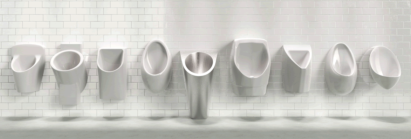 Waterless urinals