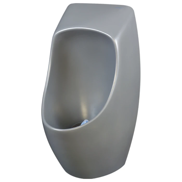 Colored waterless urinal