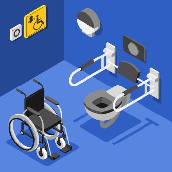 Toaleta dla niepełnosprawnych